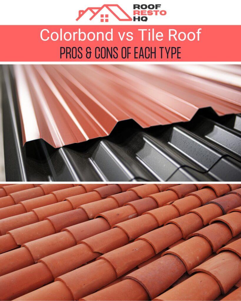 Colorbond vs Tile Roof
